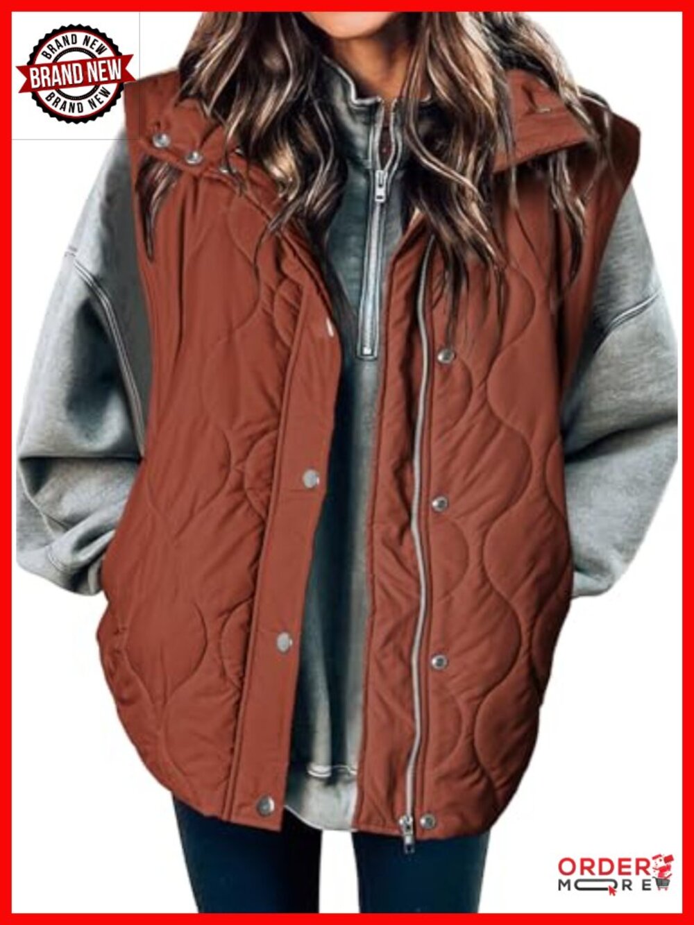 Lightweight Quilted Cropped Puffer Vest Sleeveless Jacket